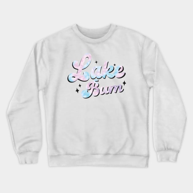 Lake Bum Summer Vacation Crewneck Sweatshirt by EvetStyles